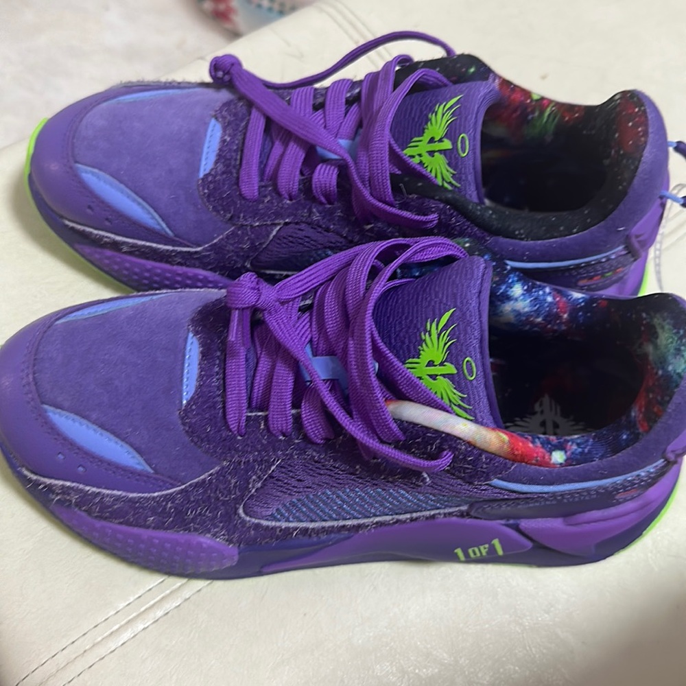 Puma RS-X LaMelo Ball Galaxy Mens Running Shoes Purple 387764-01 NEW Size 7